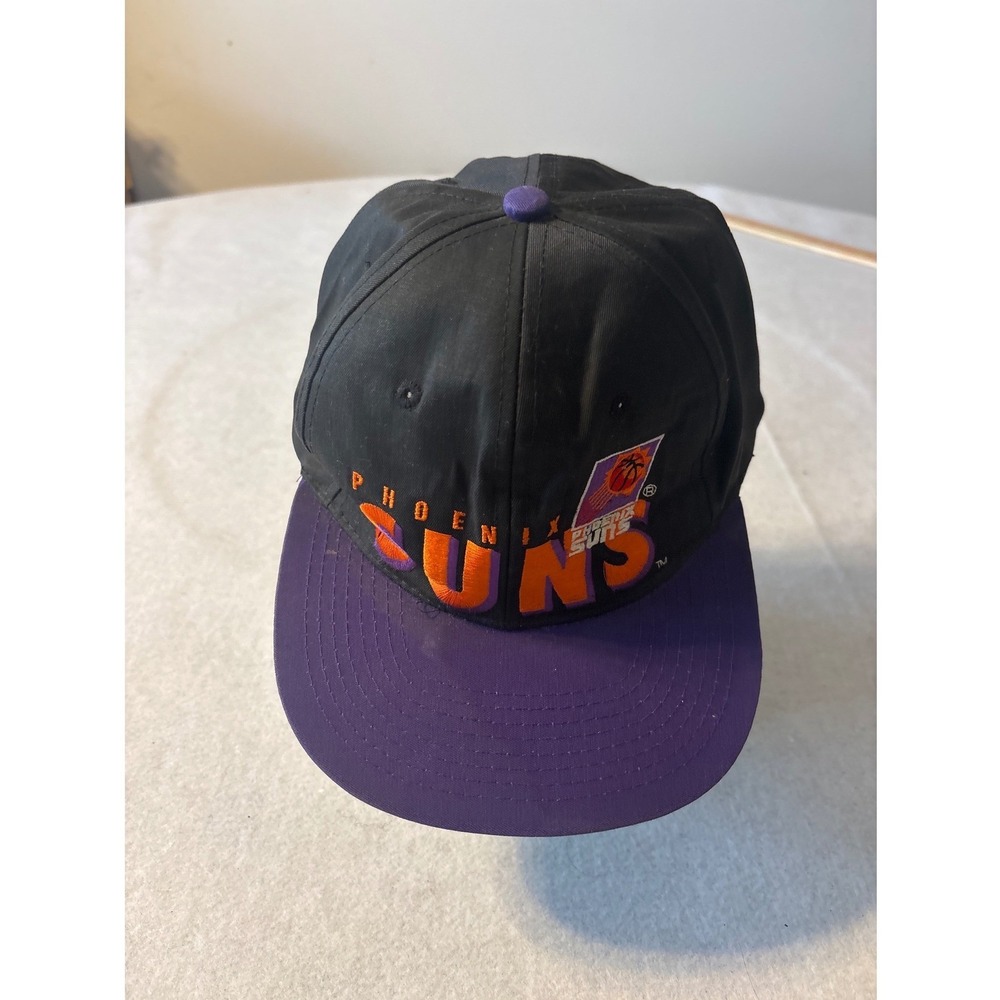 Phoenix Suns Snapback Hat Mens OSFM Black Purple Good Vintage NBA Basketball Cap